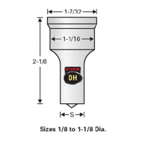 0.468 Inch DH Style