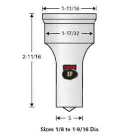 0.125 Inch EF Style