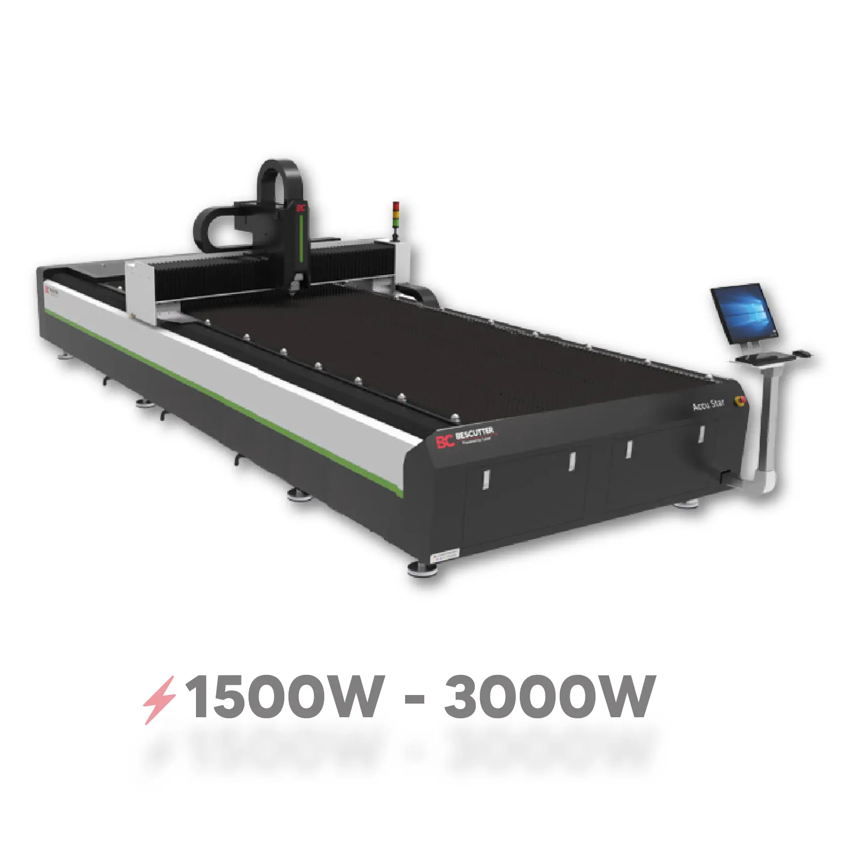 BesCutter ACCU STAR Fiber Laser Machine 5′ x20′ | 1500W-3000W