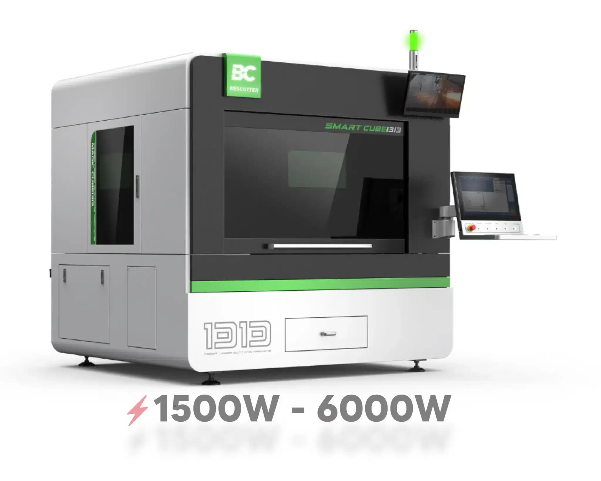 BesCutter SMART CUBE Fiber Laser Cutting Machine 51″ x 51″ | 1500W – 6000W